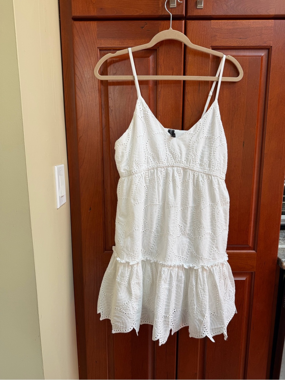 MINKPINK White Eyelet Mini Dress